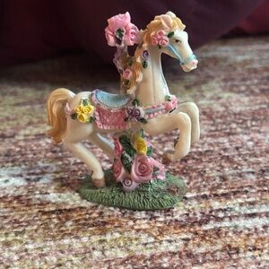 Carousel unicorn figurine